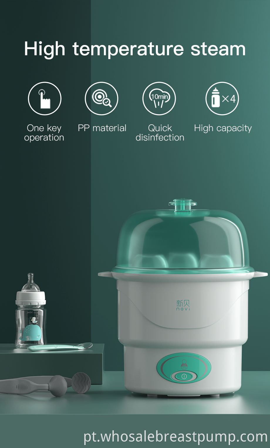 Steam Bottle Sterilizer